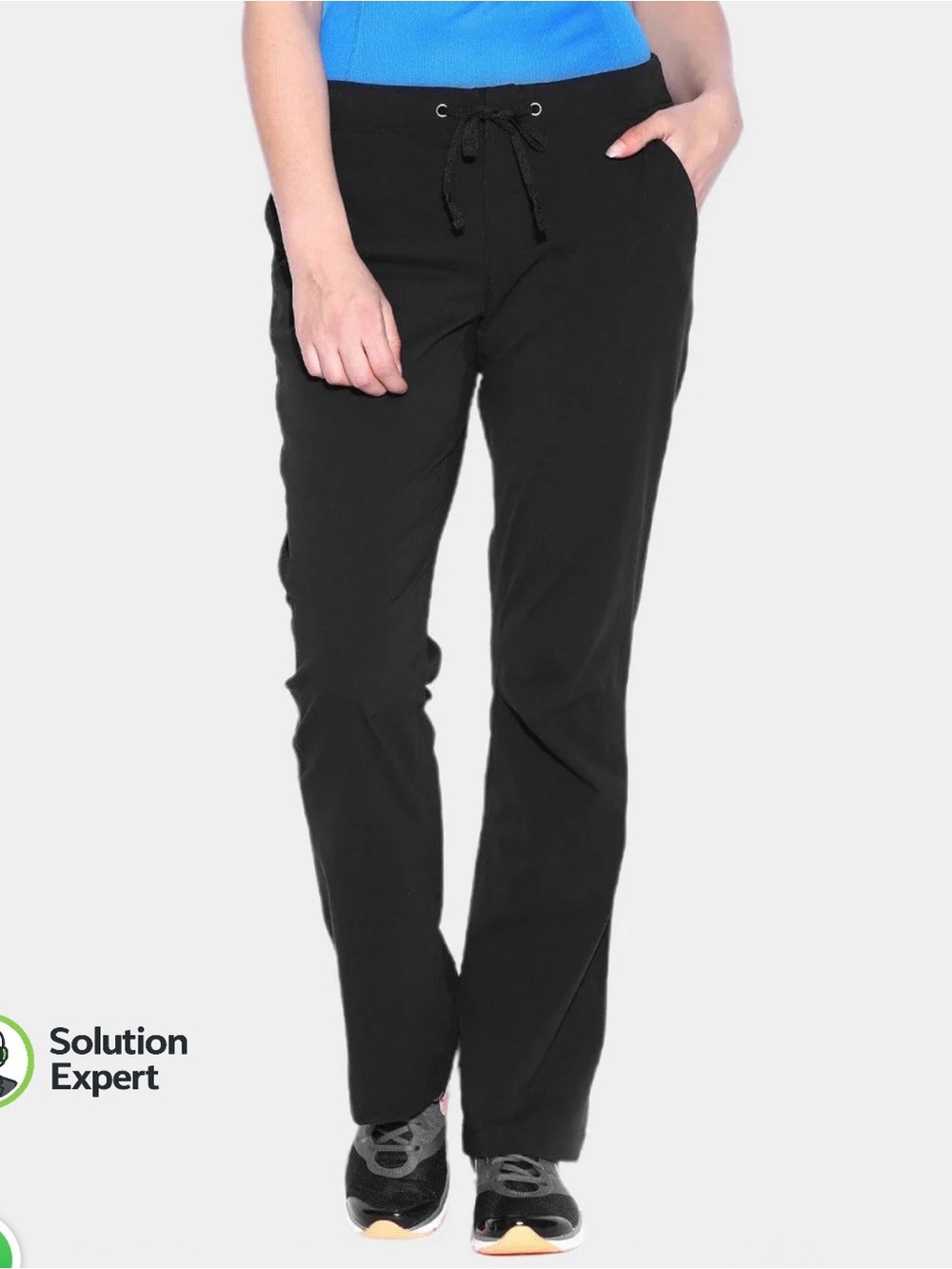 EUC Columbia Women Black Omni-Shield Anytime Outdoor Boot Cut Pant—Sz 16